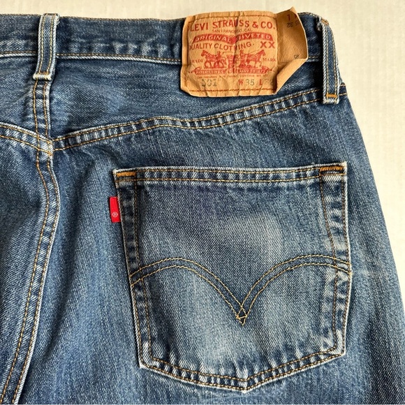 Levi’s Vintage RARE blank tab 501 Jeans - Picture 1 of 9